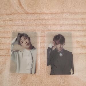 Bts Wings Tour Rm And Jungkook Transparent Photocard (Rare)